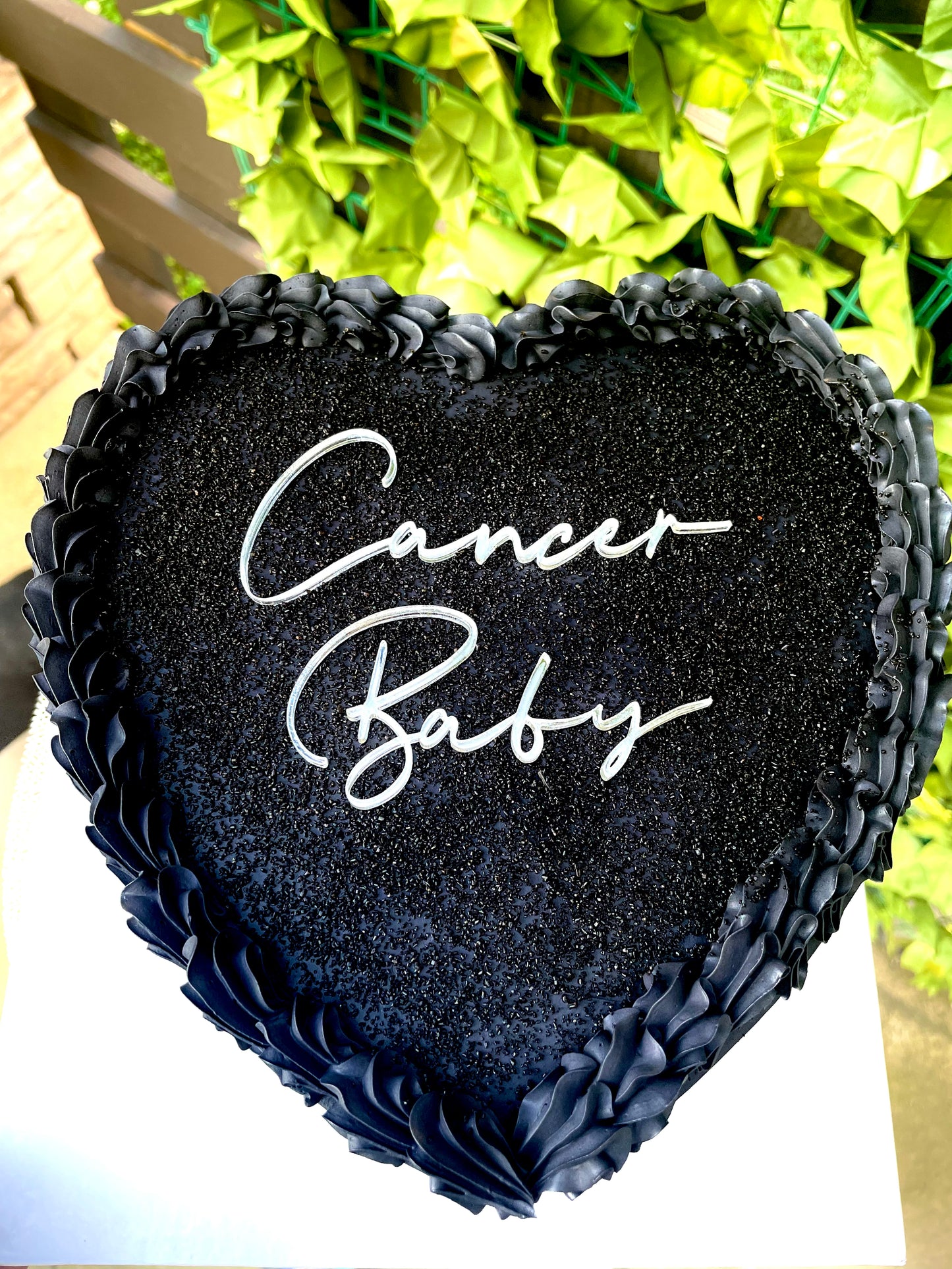 Vintage Heart Cake (includes handwritten in icing message)