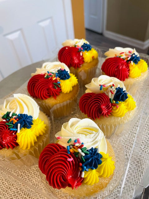 Glam Cupcakes: Multi Colored/Multi Design